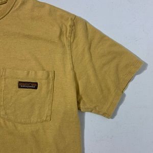 Patagonia Mustard Yellow Short Sleeve - L